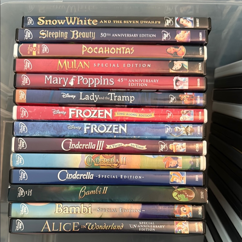 14 Disney Classic Movie DVD Set Collection